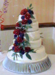 5 tier chocolate wedding cake Deba Daniels.jpg